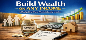 Build wealth on any income budgeting plan