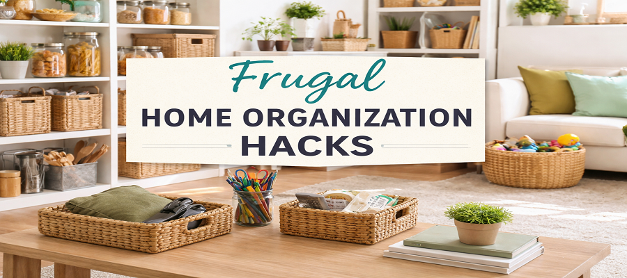 Frugal Home Organization Hacks