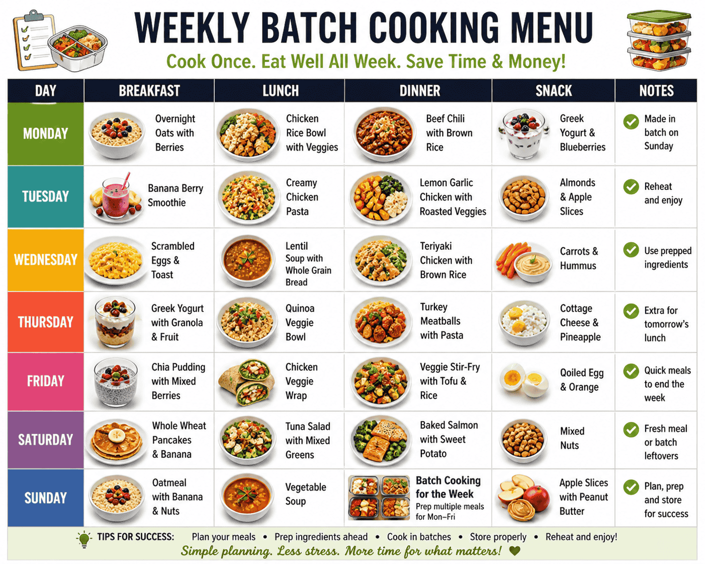 11 Batch Cooking for Beginners Ideas That Save Time and Money - Thrifty ...
