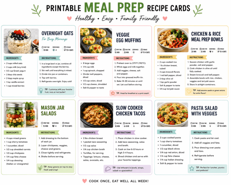 21 Healthy Family Meal Prep Ideas That Save Time and Money All Week ...