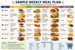 17 Budget Meal Planning for Large Families Ideas That Cut Grocery Bills ...