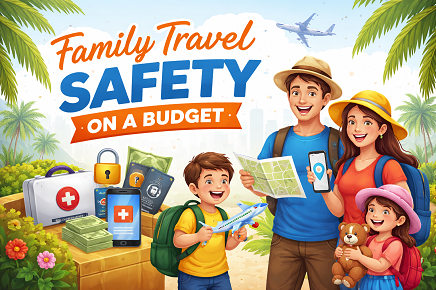 Family travel safety tips on a budget