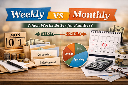 Weekly vs Monthly Budgeting: Which Works Better for Families? Weekly vs monthly budgeting