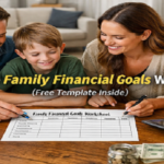 Family Financial Goals Worksheet