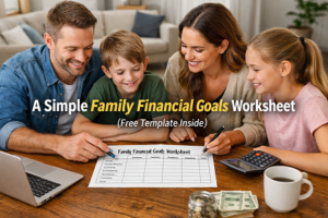 Family financial goals worksheet