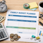 Printable family budget templates