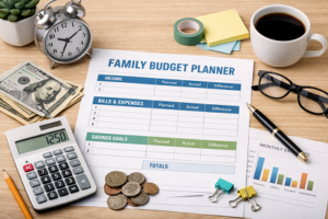 Printable family budget templates