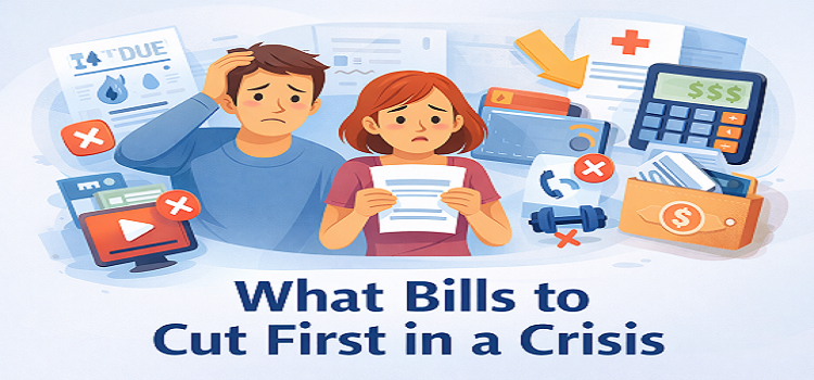 Bills to Cut First in a Crisis