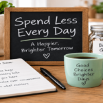 How to spend less money every day with simple budgeting, grocery, shopping, and family saving habits