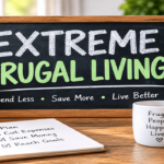 Extreme frugal living ideas to cut household expenses fast, save more money, and build better family spending habits.