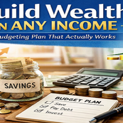 Build wealth on any income budgeting plan
